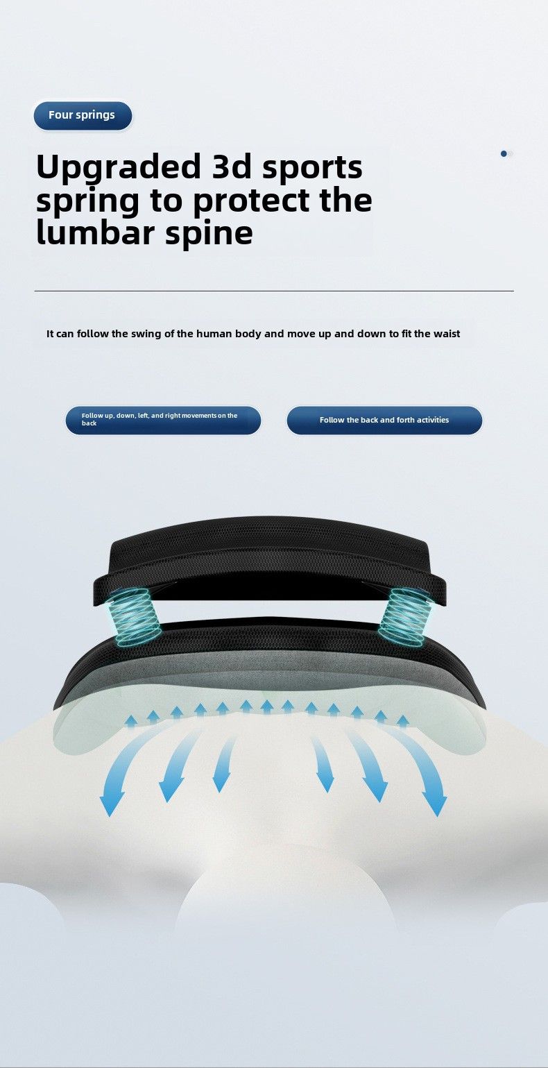 Car waist support waist support office cushion back cushion car cushion ergonomic design waist cushion waist pillow_autovado.com