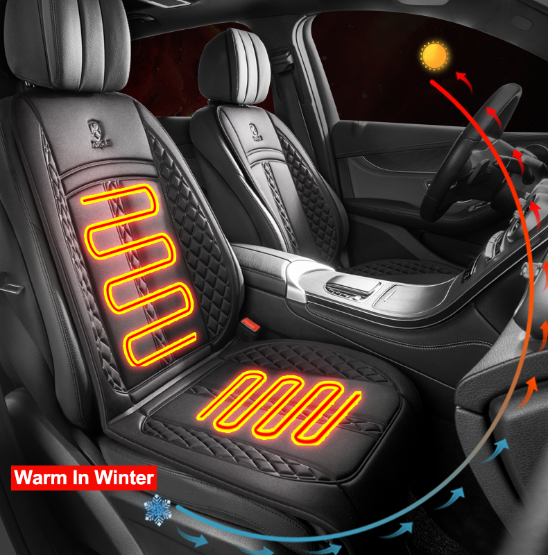 Universal 12V Heating Pad Soft Heated Cover Upgraded Wideth Warm Winter Seat Protector Car Accessories_autovado.com