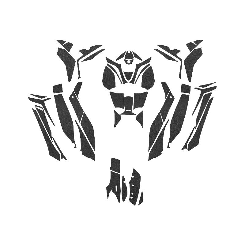 Suitable For Yamaha XMAX300 Modified Fuel Tank Cover, Foot Pedal Anti Scratch Armor Sticker, Thickened Rubber Sticker_autovado.com