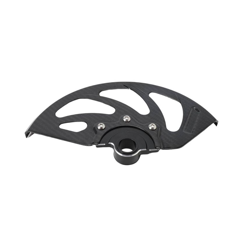 Carbon Fiber Front Disc Brake Guard For Dirt Bike & Motocross - Universal Fit Off-Road Motorcycle Accessory (30x17x7cm)_autovado.com