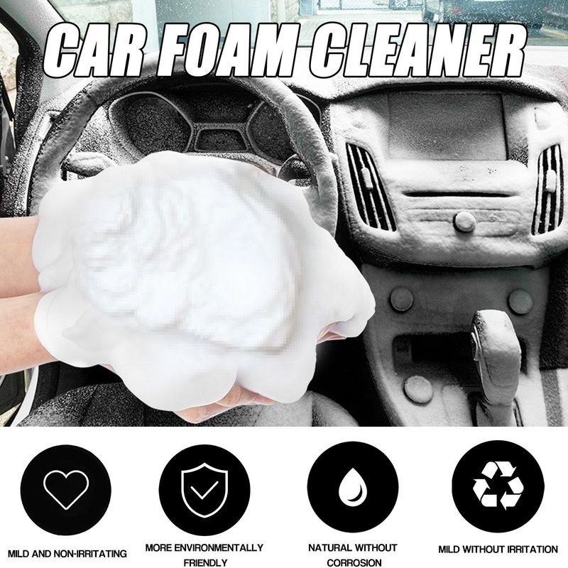 Car Interior Foam Cleaner Wash Free Decontamination Seat Ceiling Instrument Panel Foam Cleaner_autovado.com