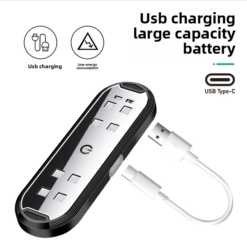 Car Warning Door Lighting LED Colorful Flashing Atmosphere Welcome Anti-Collision Anti-Rear-End Light No Wiring Required_autovado.com