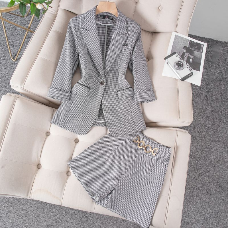 Women's Clothing casual trousers, high-end diamond suit shorts, two-piece suit_autovado.com