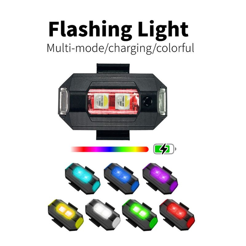Car Warning L, Motorcycle Modification Accessories, Model Airplane, Night Flight, Drone Charging, Airplane Strobe_autovado.com