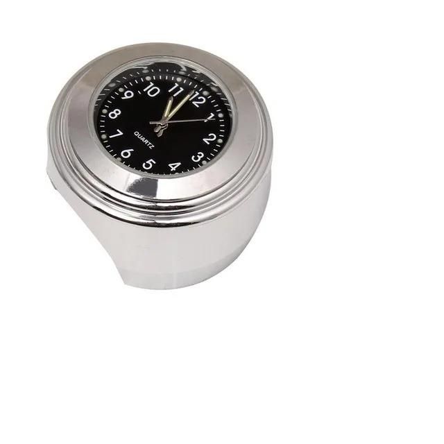 Dustproof Quartz Aluminum Alloy Motorcycle Luminous Time Table Universal Car Handlebar Clock_autovado.com