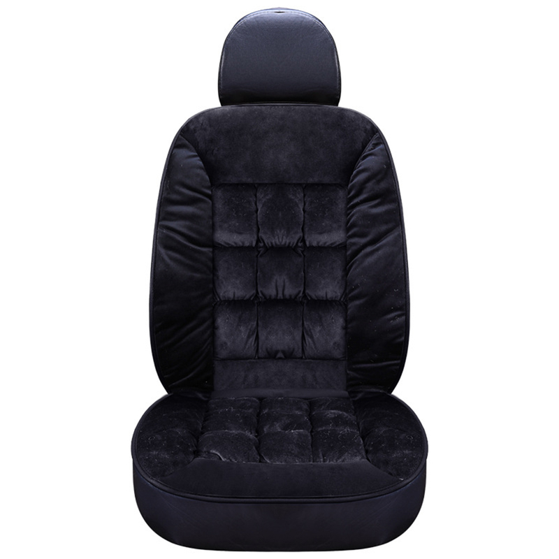 Yuanmheng Autumn Winter Universal Plush Car Front Seat Cover Cushion Auto Soft Pad Mat_autovado.com
