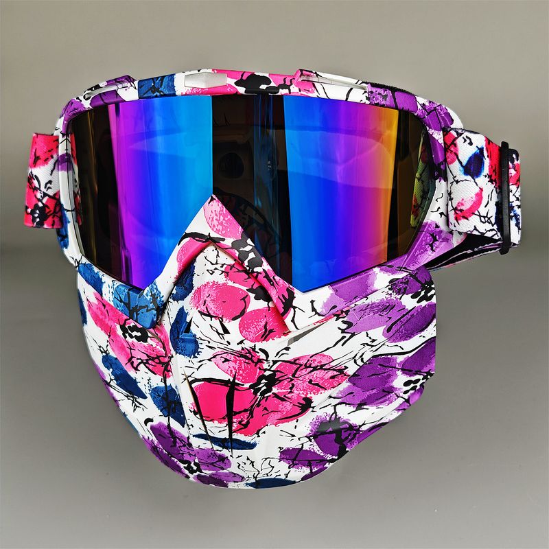 Detachable Motorcycle Snow Goggles With UV400 Protection – Windproof, Anti-Dust, Unisex Riding Mask – Multiple Lens Colors Available_autovado.com