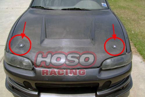 Car hood auto parts car modified hood lock aluminum alloy frosted racing modified hood lock_autovado.com