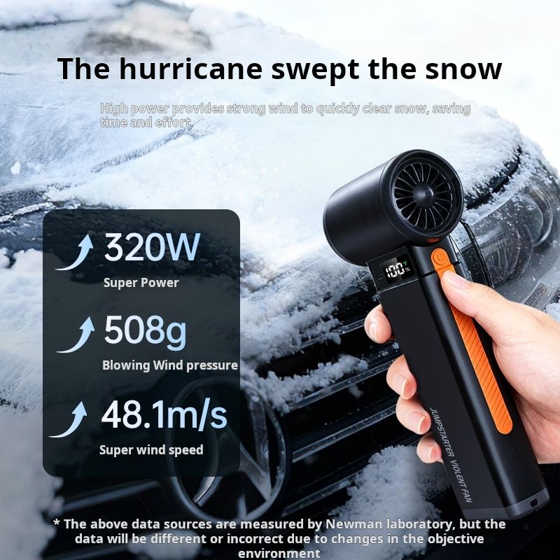 Newman/Newsmy Powerful Brushless Turbo Fan Car Multi-Function All-in-One Jump Starter Power Boost Tool_autovado.com