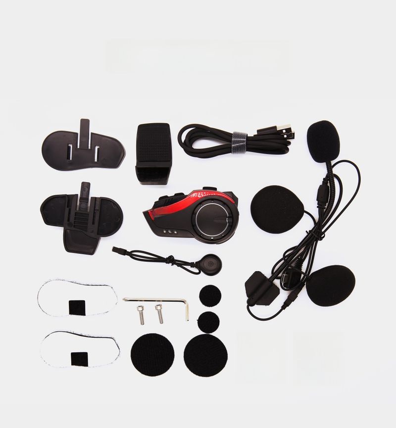 Classic cross-border HY02 helmet headset motorcycle helmet bluetooth headset helmet bluetooth headset 6 people 2K meters_autovado.com