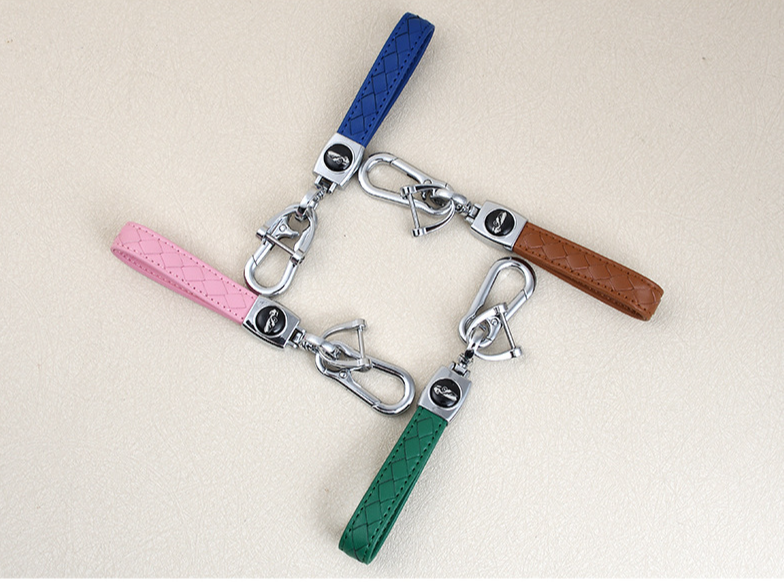 Diamond Couple Keychain Pendant Diamond Leather Car Keychain Key Accessories Bag Ornaments Horseshoe Buckle_autovado.com
