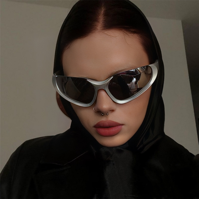Unisex Future Y2k Sunglasses Fashion Street Shooting Anti-ultraviolet Sports Cycling Sunglasses For Men And Women_autovado.com