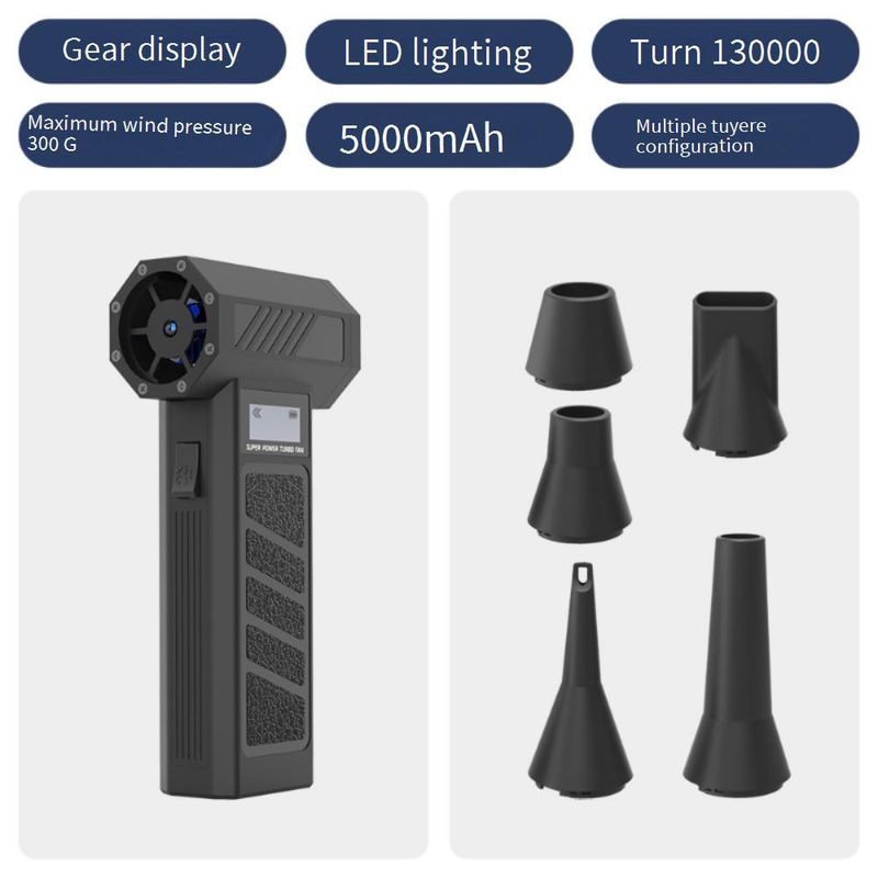 20000Pa Cordless Car Vacuum Cleaner With 5 Nozzles - Handheld Blower & Dust Extractor For Auto Detailing, Camping Gear, And Home Use_autovado.com