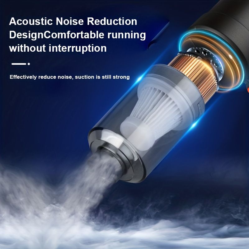 Vacuum Cleaner Car Cleaning High Power Mini Rechargeable Multi Function Blowing And Suction Car Handheld Small Car_autovado.com