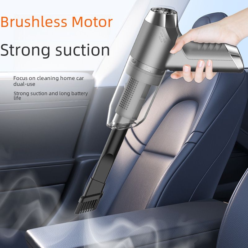 On-the-way wireless car vacuum cleaner small hand-held blow suction dual-purpose locomotive with super large suction force inside the car_autovado.com