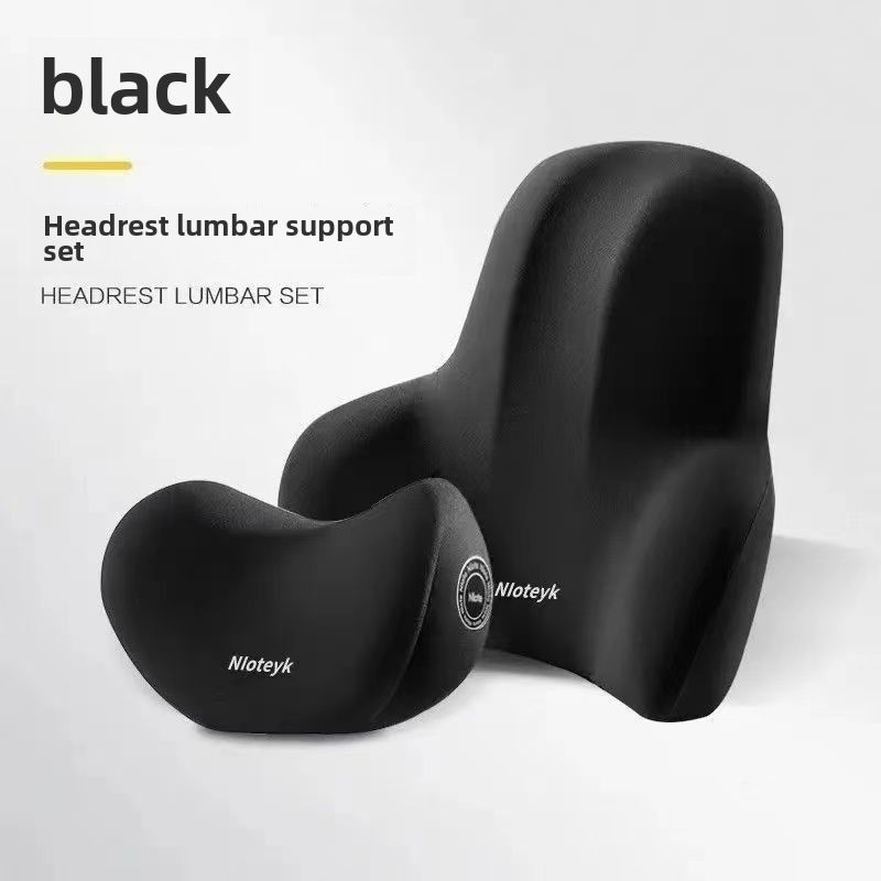 Logo Customized High-end Car Small Headrest Lumbar Support Memory Foam Cushion Lumbar Cushion Backrest Lumbar Pillow Car Neck Support_autovado.com