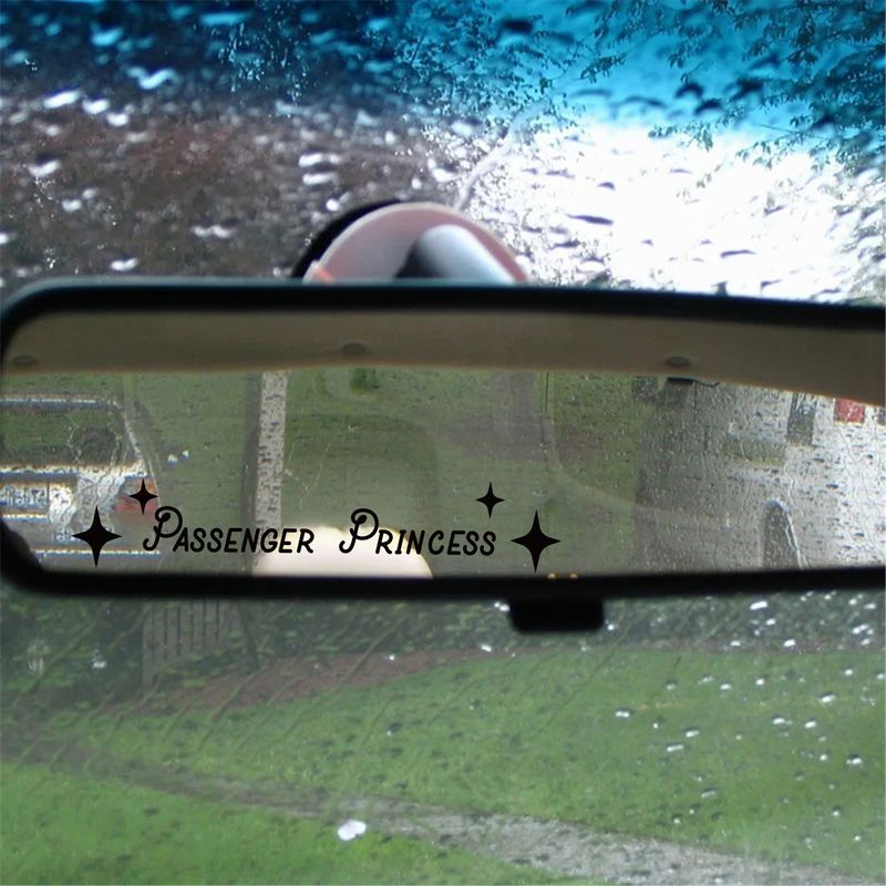 car stickers passenger princess personality car stickers rearview mirror decorative stickers inspirational positive energy_autovado.com