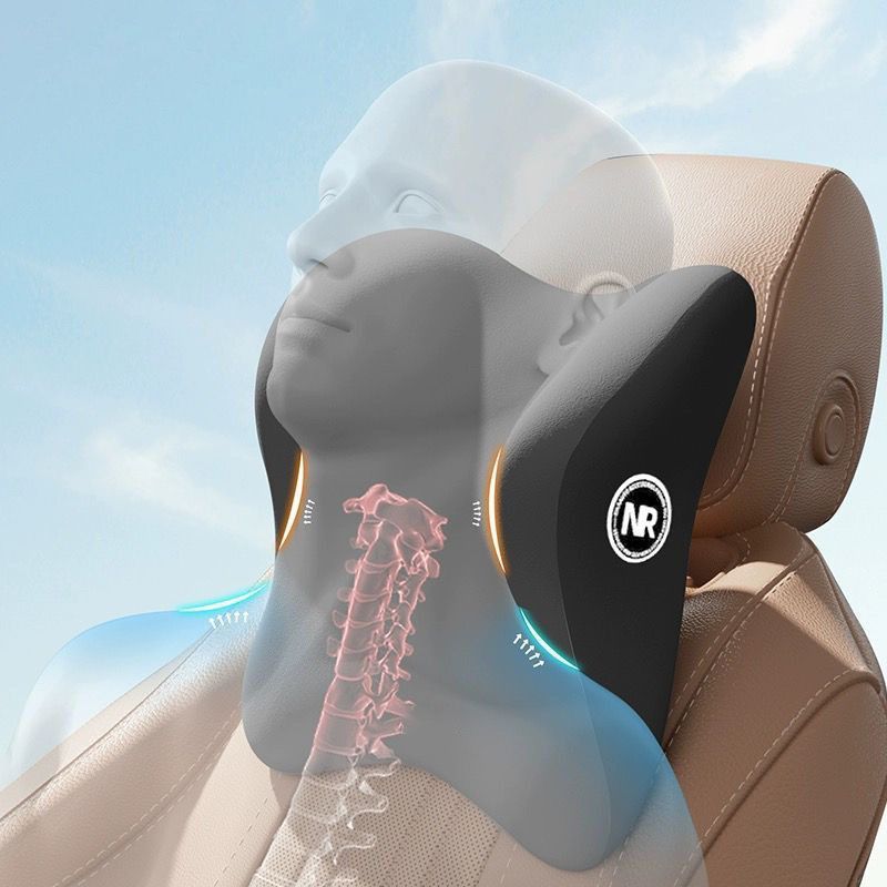 Car headrest lumbar support car neck pillow lumbar support seat integrated cushion back cushion car lumbar support seat suit_autovado.com
