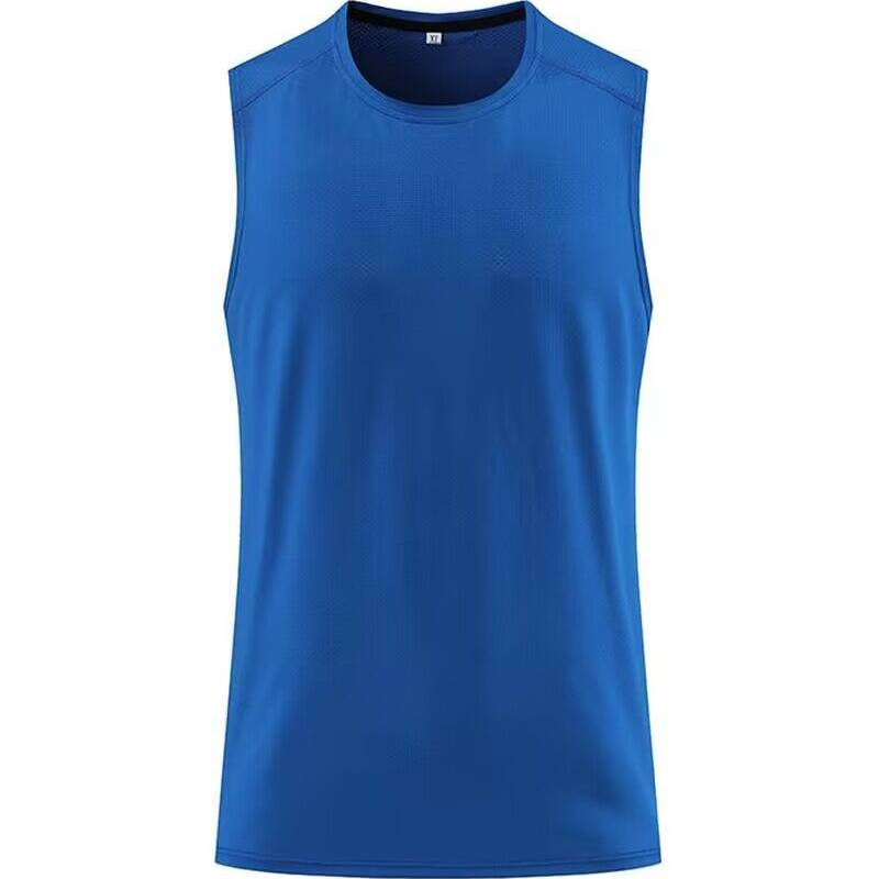 Men's Clothing Quick-Drying Vest Loose Training Ice Silk Running Vest Sports Fitness Clothes Waistcoat _autovado.com