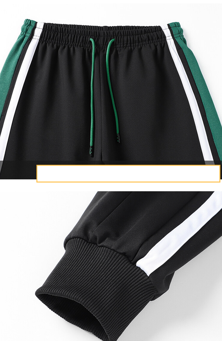 Men's Clothing Spring and Autumn Men's New Casual Sports Suit Youth Fashion Stand Collar Cardigan Two piece Jacket Men_autovado.com