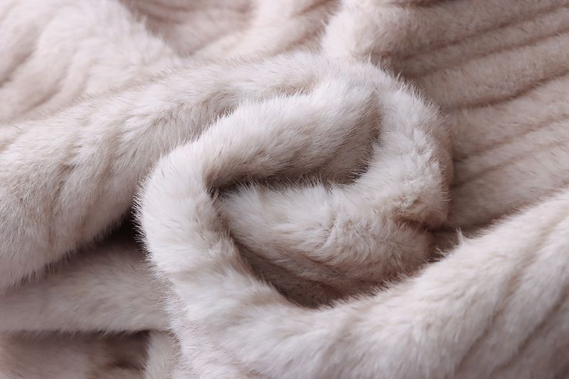 Women's Clothing marble texture design mink plush eco-friendly fur coat_autovado.com