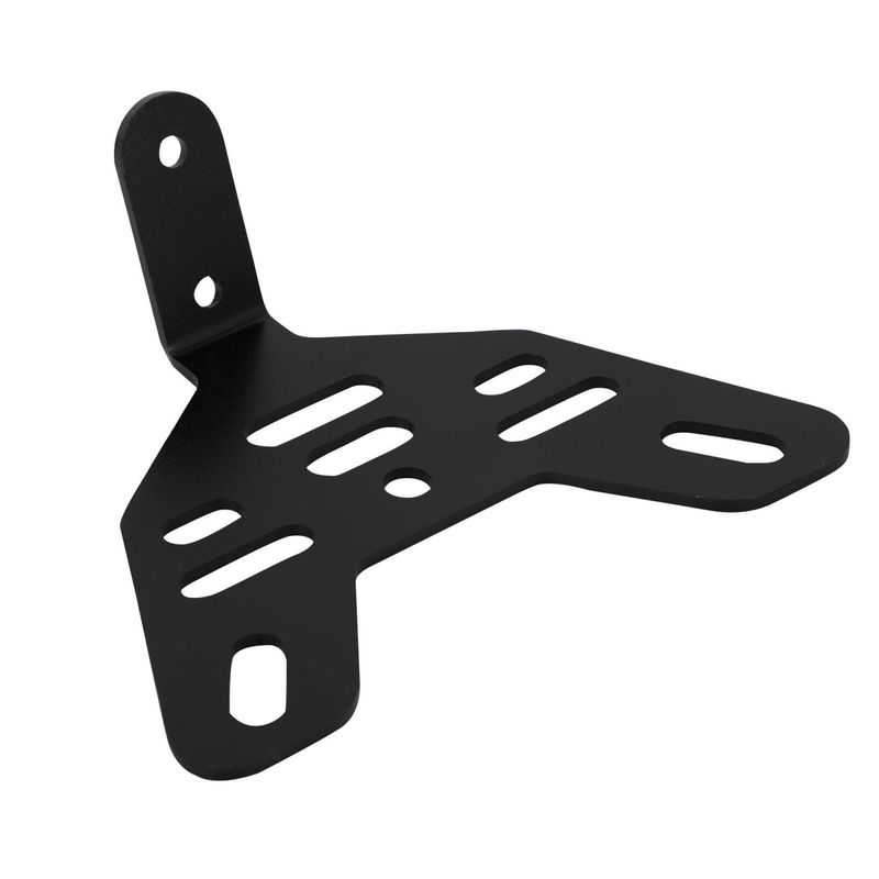 Motorcycle Rear Tail Light Bracket - High-Quality Aluminum Alloy Body Mounting Accessory For S/X Models (Black/Purple)_autovado.com