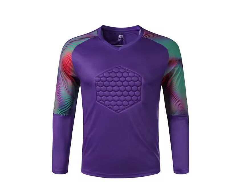 Men's Clothing goalkeeper uniform long sleeve training competition cross-border goalkeeper uniform jersey chest elbow pads football uniform suit_autovado.com