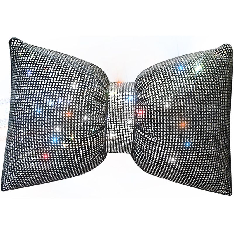 Car supplies wholesale car neck pillow pillow pillow female multicolor full diamond car headrest waist_autovado.com