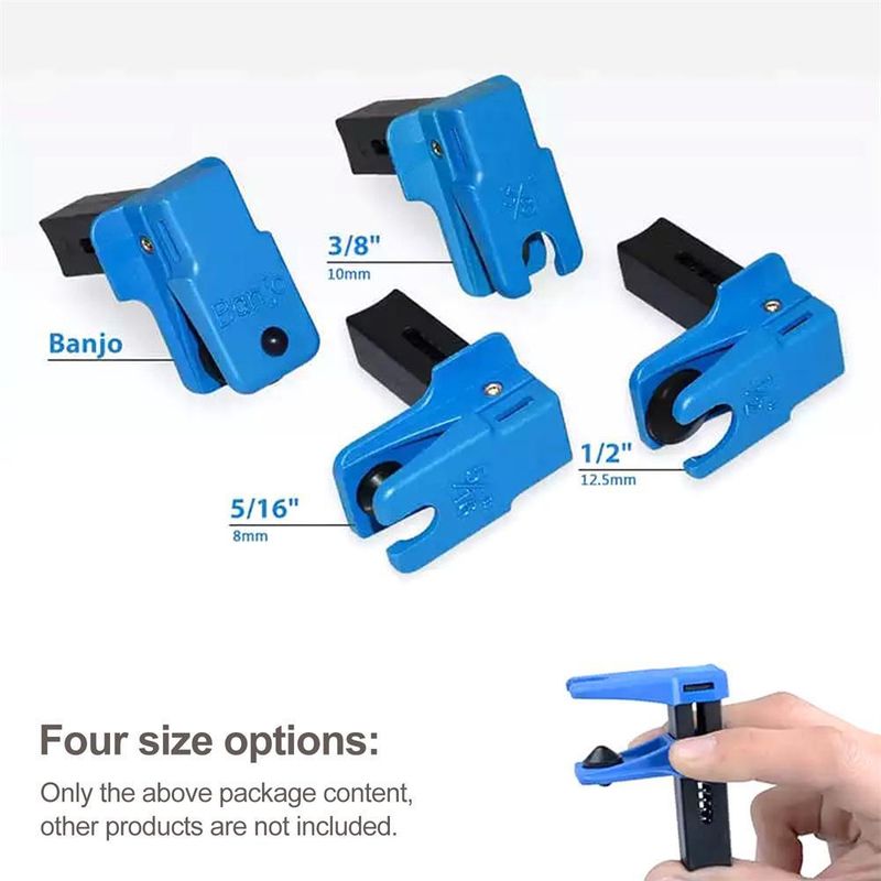 compatible With Multiple Sizes Automotive Repair And Maintenance Hardware Tools. 4-piece Set Of Vertical Oil Pipe Clamps_autovado.com