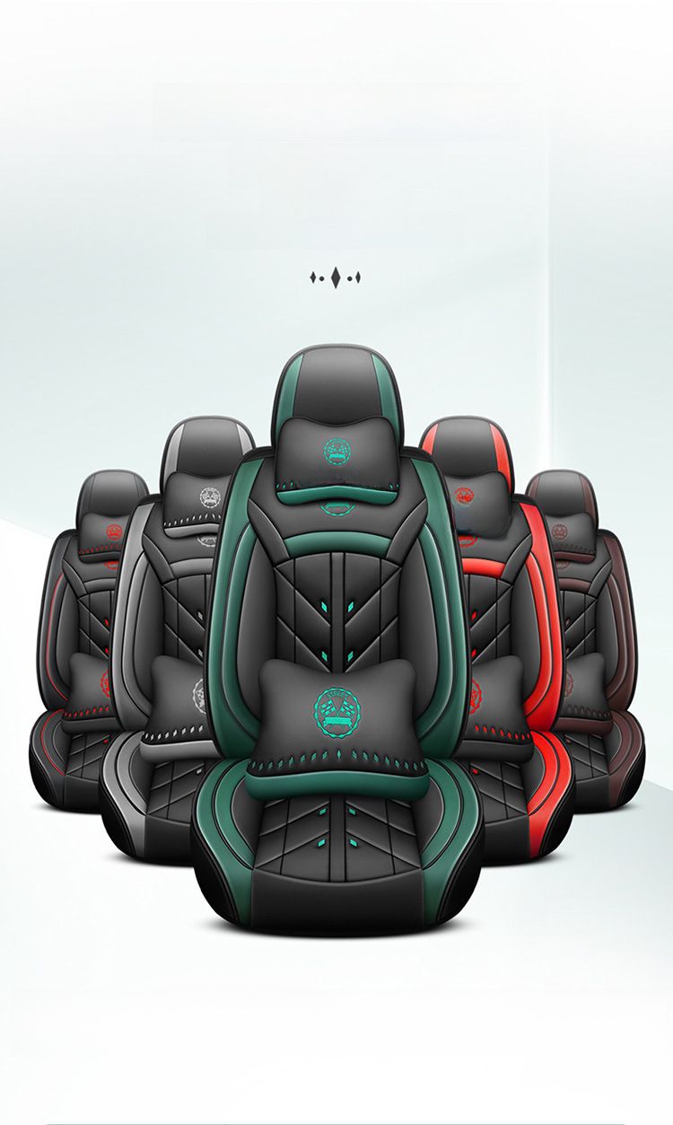 Winter Car Cushion Seat Cover Full Surrounding Four Seasons General New Leather Seat Cover Linen Leather Seat Cushion Seat Cover_autovado.com
