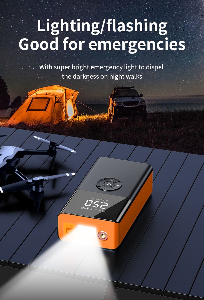 Jump Starter Air Pump Combo Car Battery Emergency Power Bank Ignition Tool_autovado.com