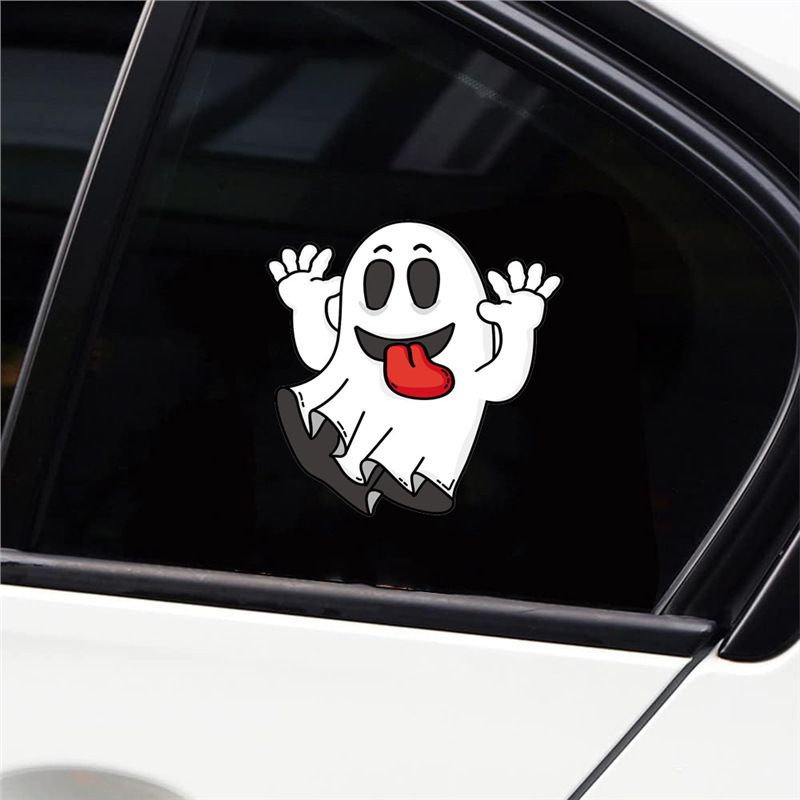 car body Halloween stickers ghost witch car personality creative decoration car stickers motorcycle stickers_autovado.com