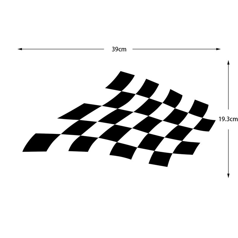 Suitable For Honda Ns125la With Black And White Grid Sports Style Electric Vehicle Decoration Scratch Cover Stickers On_autovado.com