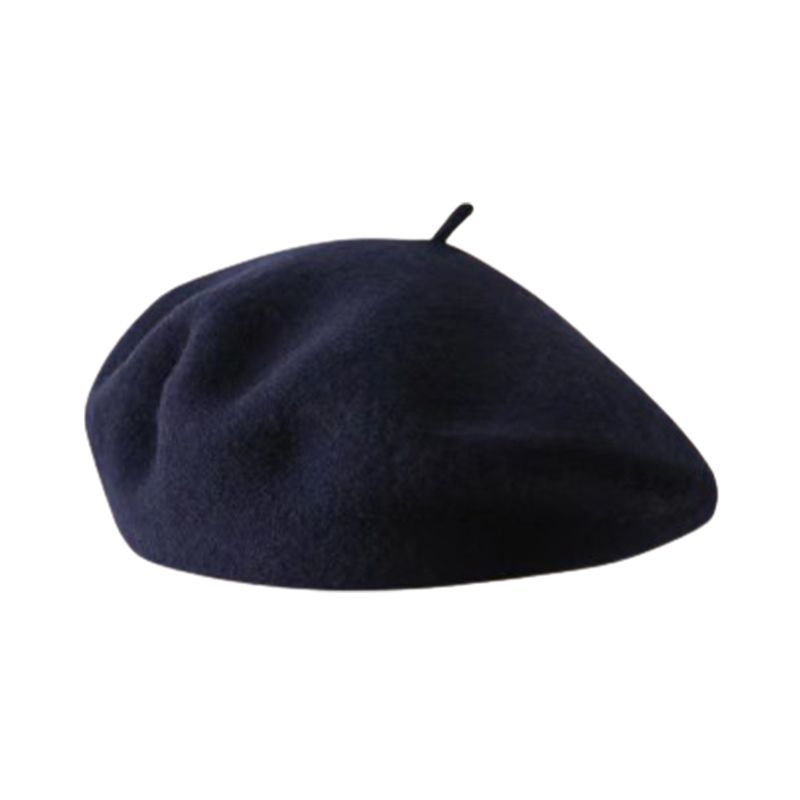 Hot Sale Stylish Chic Solid For Work And Party Winter Wool Hat Beret Hats Daily_autovado.com