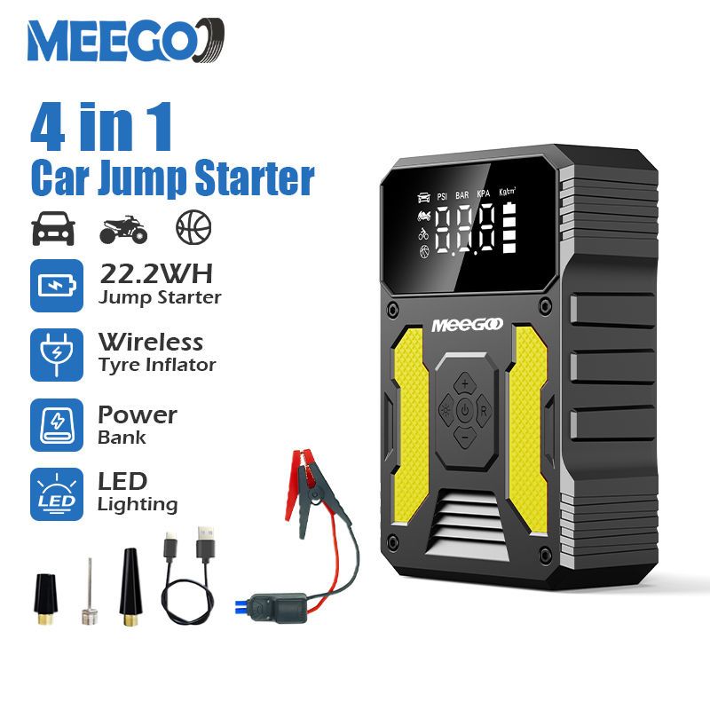 MeeGoo Jump Bank Emergency Starter Power Supply_autovado.com