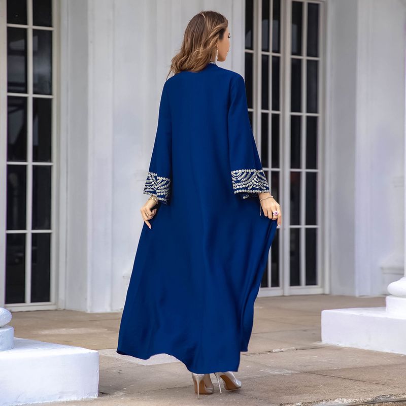 Women's Clothing Middle East Muslim robe clothing abaya women's clothing Dubai light luxury sequin embroidered evening dress_autovado.com