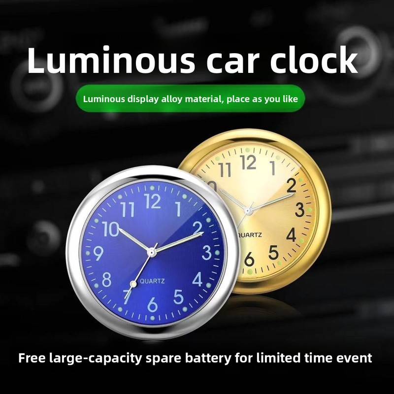 Car Dashboard For Cars, Motorcycles, Electric Vehicles, Waterproof High-Precision Electronic Watch, High-End Air Vent_autovado.com