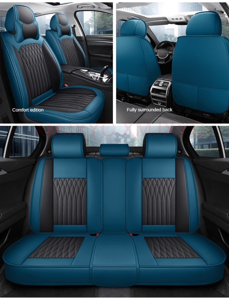 Pu Leather Universal Car Seat Cover For TOYOTA Corolla Camry RAV4 CHR Highlander Land Cuirser Prado Interior Accessories_autovado.com