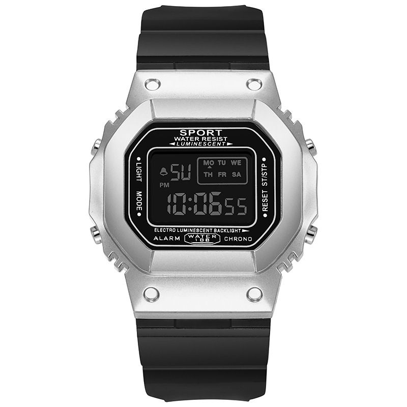 Unisex Unicorn Couple Square Electronic Watch Student Watch Women's Simple Luminous Waterproof Sports Men's Fashion Watch_autovado.com