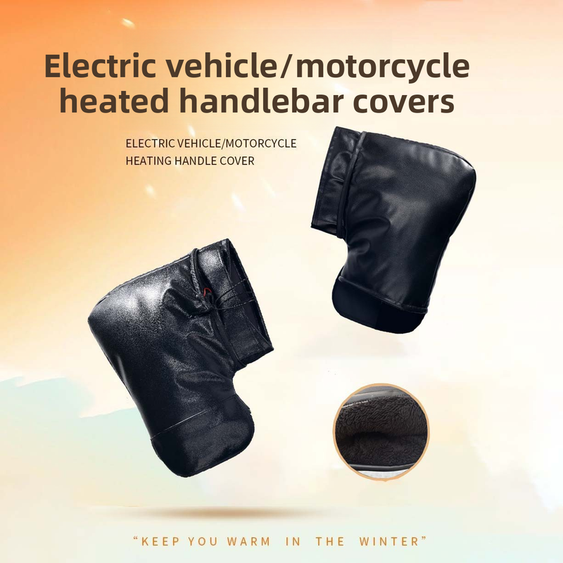 Winter Motorcycle Electric Battery Bike Throttle Gloves Warm Cold-Proof Windproof Anti-Freeze Handlebar Covers_autovado.com