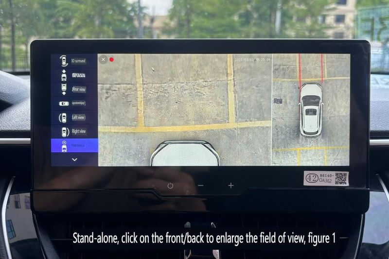 3D 360° Panoramic Camera System For New Toyota Prado - HD Night Vision Parking Assistant With 4 Channel DVR & Loop Recording_autovado.com