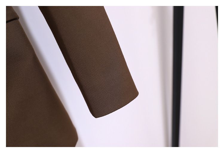 Spring And Autumn Windbreaker Women's New Top Korean Style Chic Coffee Colored Small Suit Jacket For Women Spring And Autumn High-end Suit For Women_autovado.com