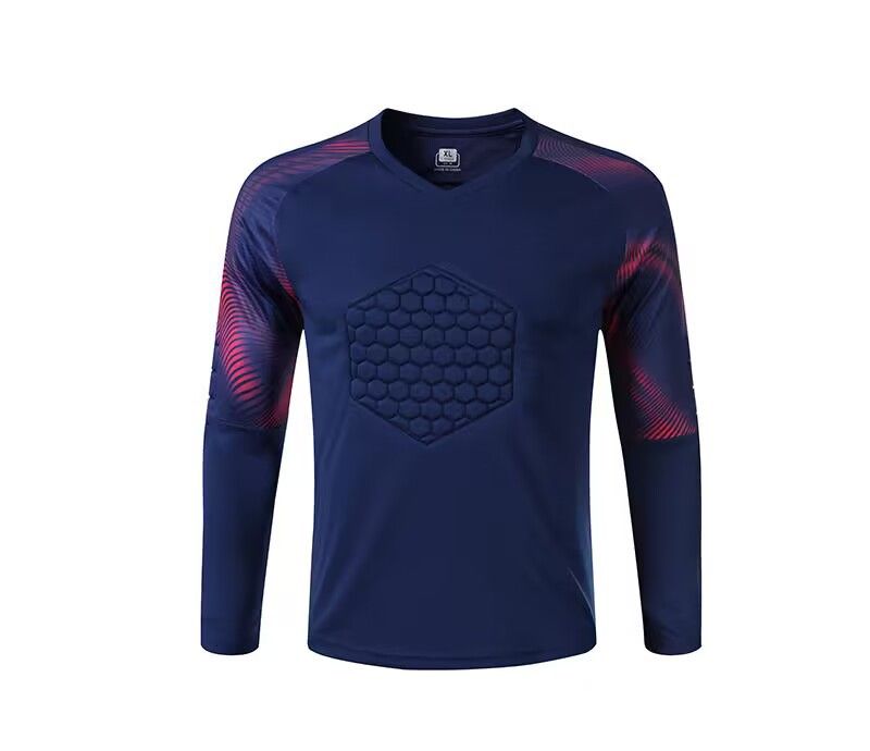 Men's Clothing goalkeeper uniform long sleeve training competition cross-border goalkeeper uniform jersey chest elbow pads football uniform suit_autovado.com