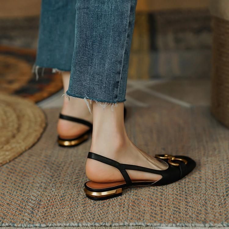 Women's new summer vintage French flats Fairy single shoes_autovado.com