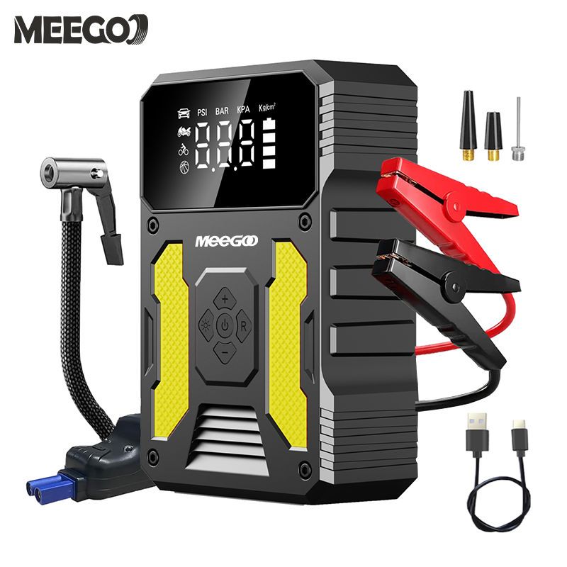 MeeGoo Jump Bank Emergency Starter Power Supply_autovado.com