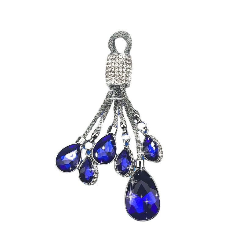 Car Diamond Car Crystal Keychain Pendant_autovado.com