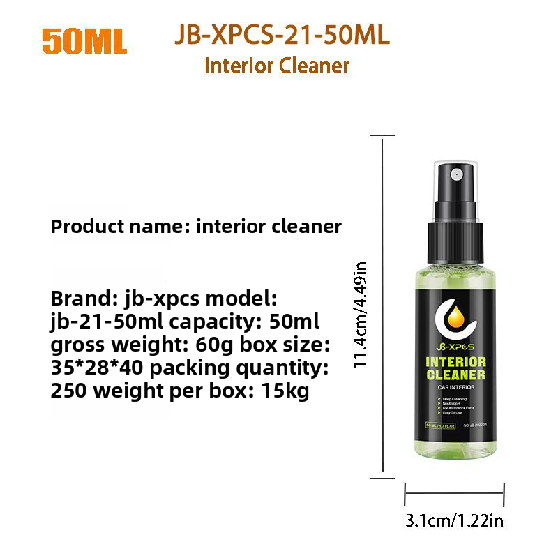 JB-XPCS-21 Cleaner Car Interior Cleaning Care Spray Stain Remover King_autovado.com