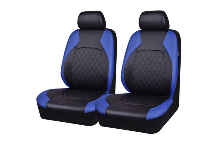 Car seat cover single line quilted bracket leather pu leather_autovado.com