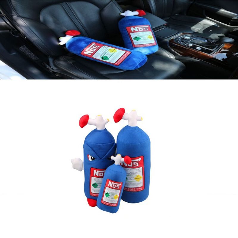 Cross-border hot-selling car supplies pillow waist cushion headrest NOS nitrogen bottle modified pillow headrest waist pillow_autovado.com
