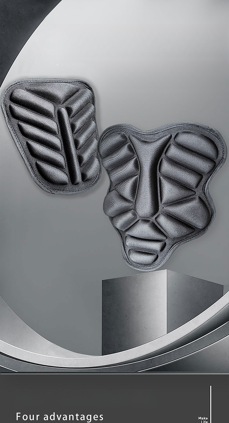 Double seater 3D shock-absorbing and breathable electric vehicle cushion, all season universal motorcycle seat cushion_autovado.com